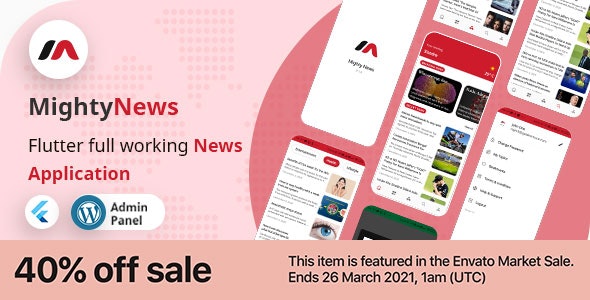 MightyNews - Ứng dụng Tin tức Flutter 2.0 phổ biến nhất hiện nay - Full Crack