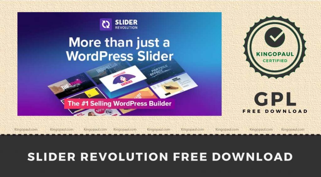 Plugin Slider Revolution WordPress v6.5.24 Thanh trượt (slider) mạnh