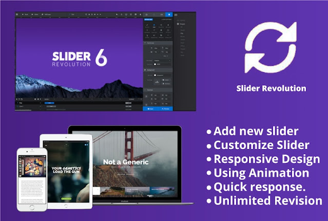 Plugin Slider Revolution WordPress v6.5.24 - Thanh trượt (slider) mạnh mẽ và đa chức năng cho nền tảng WordPress - Full Crack