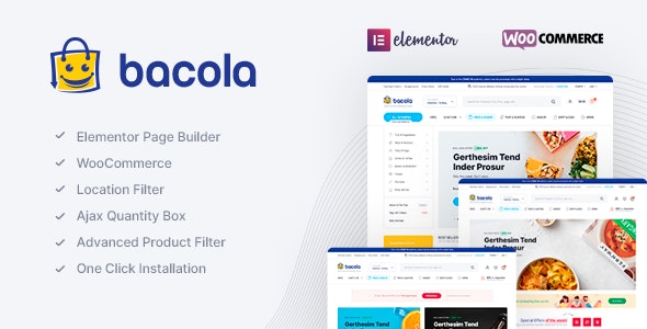 Phần mềm Bacola v1.1.4 – Chủ đề thương mại điện tử về xây dựng cửa hàng tạp hóa và thực phẩm - Frull Crack