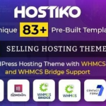 Dịch vụ Hosting chất lượng với Hostiko WordPress WHMCS Theme - Hostiko v60.0.0 Full Crack